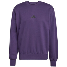 Pánská mikina adidas Essentials Feelcozy Fleece purple JX3313 pánské oblečení m