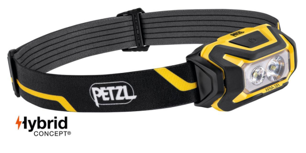 Čelovka Petzl Aria 2R black - yellow