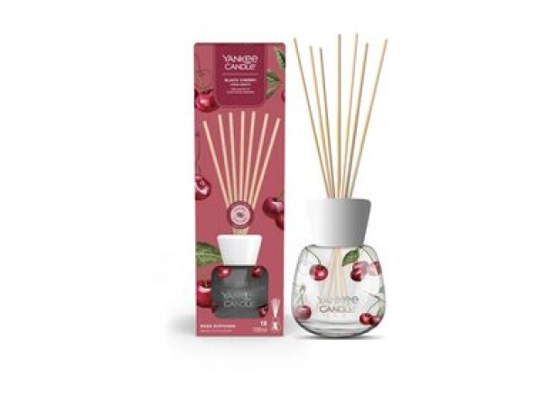 Yankee Candle Signature Black Cherry Reed Difuzér (Vonné tyčinky) 100 ml / až 10 týdnů (5038581156354)