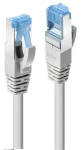 Lindy Cat6a S/FTP 10m šedá / Síťový kabel / TPE / RJ-45 / 10GBase-T (47637)