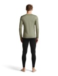 ICEBREAKER Mens 200 Oasis LS Crewe, Lichen velikost: L