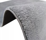 DumDekorace Moderní šedý jednobarevný koberec s protiskluzovou úpravou ETA4 Šířka: 160 cm | Délka: 230 cm