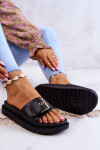 Classic Slippers With Buckle Big Star JJ274A307 Black