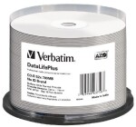 Rozbaleno - Verbatim CD-R DataLifePlus / 700MB / 52x / Wide Thermal Printable / no-ID / 50ks cake (43756.Rozbaleno)