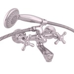 RAV Slezák - MORAVA - Vanový set s baterií, Chrom, 100 mm MK154.0/1