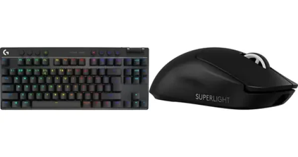 Logitech PRO X TKL GX Brown + G PRO X SuperLight 2 / Bezdrátová sada klávesnice a myši / Lightspeed / US layout (M-9068212)