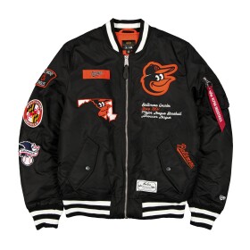 New Era Pánská bunda Baltimore Orioles MLB Alpha Industries MA-1 Bomberjacke Velikost: M