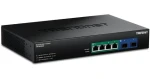 TRENDnet Switch 6-port 2.5G PoE++ / Switch / 6x 2,5 Gbps PoE++ / 1x 10G SFP+ / 240 W / GaN / Unmanaged (TPE-BG5062)