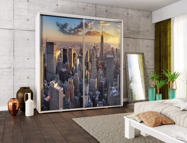 FRONTI Šatní skříň PENELOPA 205 New York 7010