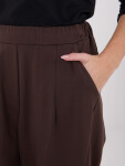 Dámské kalhoty SP FL8557.46 Tmavě hnědá - FPrice tmavě hnědá one size