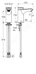 SCHELL - Xeris SC Samouzavírací umyvadlová baterie HD-M small, chrom 021560699