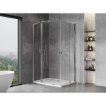 MEXEN/S - Mist L Duo sprchový kout dveře křídlové 120 x 95, transparent, chrom 8A4L-120-095-01-00