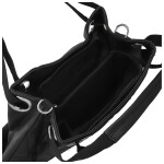 Trendy dámská koženková kabelka do ruky Einari, černá