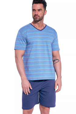 Pánské pyžamo 330/42 Various plus - CORNETTE světle modrá 3XL
