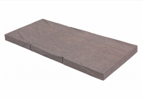 Scarlett Skládací matrace do postele Romas šedá 200 x 90 x 10 cm