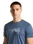 ICEBREAKER Mens Merino 150 Tech Lite SS Tee Pure Altitude, Dawn velikost: XXL