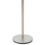 Věšák stojanový, kovová konstrukce, broušený nikl, výška 175 cm, nosnost 10 kg