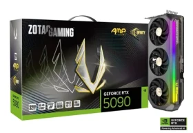 ZOTAC GAMING GeForce RTX 5090 AMP Extreme Infinity 32GB / 2467MHz / 32GB GGDR7 / 512-bit / 1x HDMI + 3x DP / 1000W (16) (ZT-B50900B-10P)