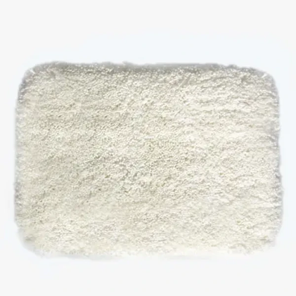 Spirella HIGHLAND koupelnová předložka vysoký vlas 55 x 65 cm bílá / mikrovlákno (7610583130600)