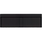 DEANTE - Umyvadlo Blur, černý granit, s deskou - s krycí deskou CQB_NU2S