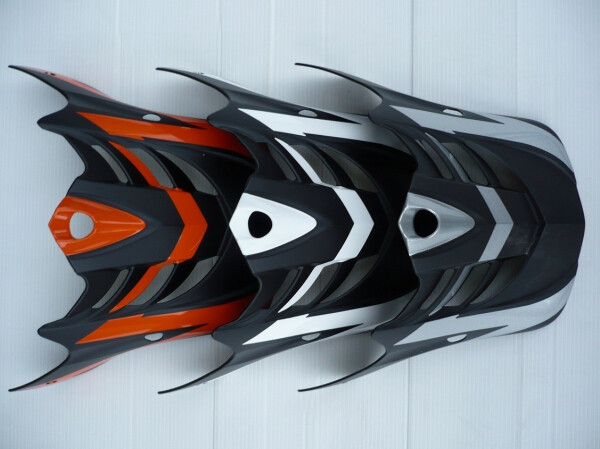 Kšilt Scorpion VX-17 Air Smasher - černo-oranžový