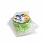 Dortisimo Košíčky na muffiny zelené s puntíky 5 x 3 cm (40 ks)