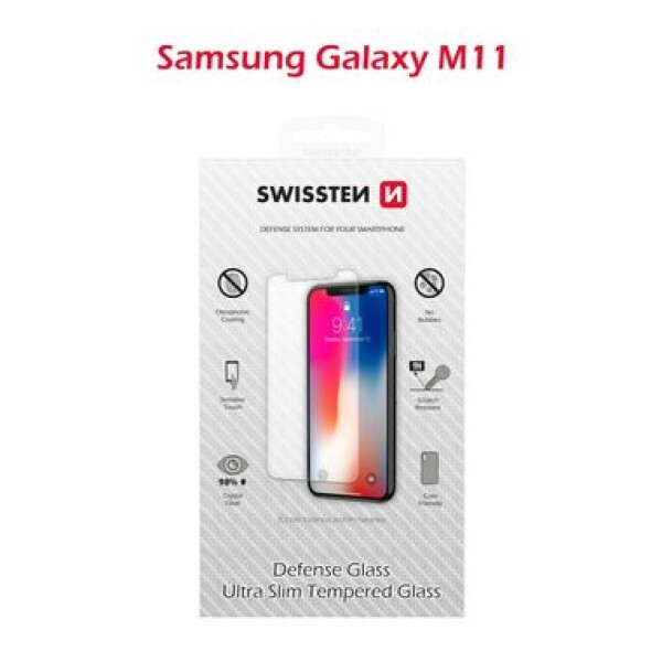 SWISSTEN Ochranné temperované sklo 2.5D pro SAMSUNG GALAXY M11 (74517880)