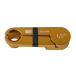 KS Tools 115.1276 Nůžky, hliníkový žlutý, 1/2