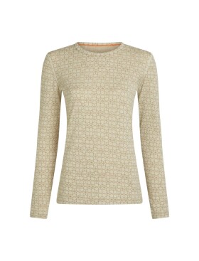 ICEBREAKER Wmns Merino 260 Tech Vertex LS Crewe AlpGeo, Undyed/Cumin/J (vzorek) velikost: S