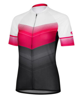 Dámský dámský dres VIOLET, růžová/černá (elastický materiál, velikost M)