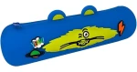 Mitama Mitamino Animal modrá-zelená / Penál / silikonový / zip / 22 × 7 × 6,5 cm (63704-0289)