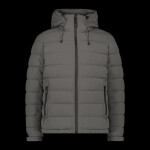 Pánská zimní sportovní zateplená bunda s kapucí CMP šedá (34K0167/E910) 56