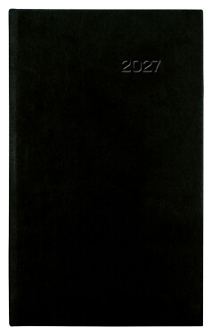Týdenní diář 2027 Graspo kapesní Viva černý
