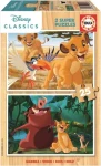 EDUCA Dřevěné puzzle Lví král