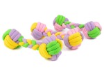 Color barevná činka pro psa | 18 cm Barva: Zelená