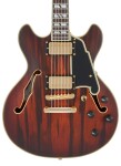 D'Angelico Deluxe Mini DC Satin Brown Burst