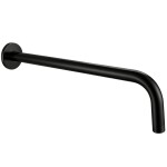 REA - Kulaté sprchové rameno JS-9021B 40cm Black REA-P6402