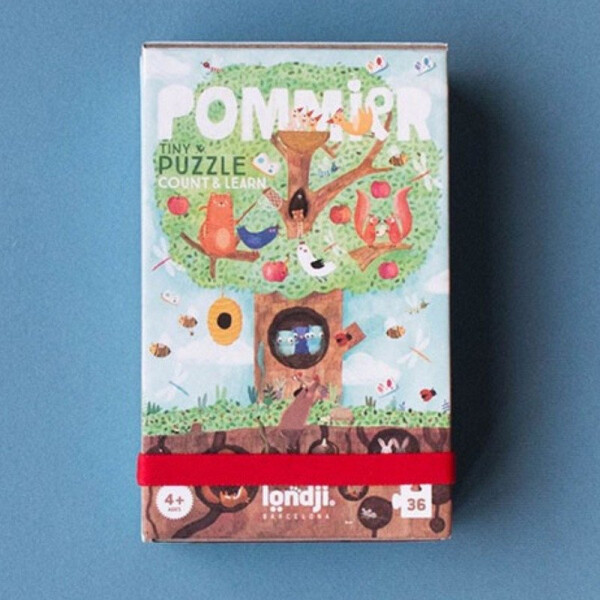 LONDJI Kapesní puzzle Tiny Jabloň - 36 dílků