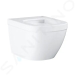 GROHE - Euro Ceramic Závěsné WC se sedátkem softclose, rimless, Triple Vortex, alpská bílá 39693000
