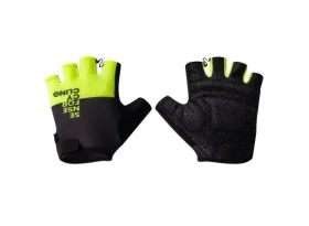 Force Fine krátké rukavice černá/Fluo vel. S
