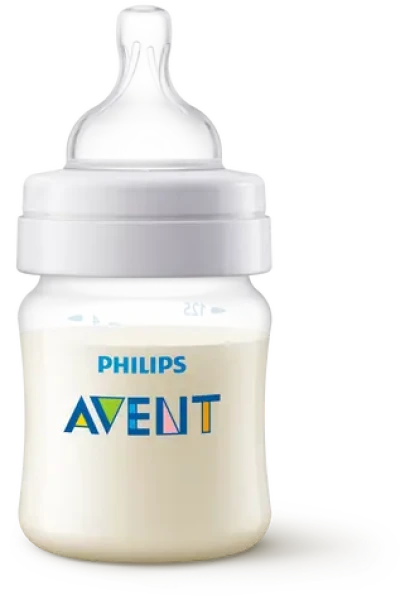 Philips AVENT SCY100/01 průhledná / Kojenecká láhev / Anti-colic / 125 ml / 0m+