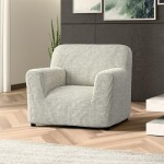 Bielastické potahy COSTINA smetanová křeslo (š. 60 - 110 cm)