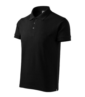 Cotton Heavy polokošile pánská černá S