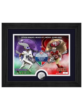 Obraz NFL NFL 2026 Mexico City Game Vikings vs 49ers Silver Coin