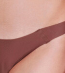 Dámská tanga ZERO Feel 2.0 Tiny tanga - UNKNOWN - tm. hnědé 7505 - SLOGGI BROWN L