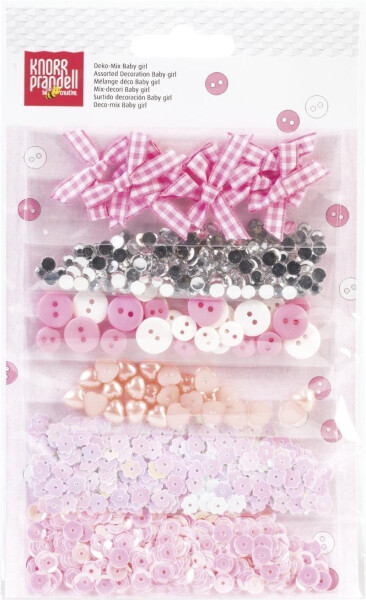 Knorr Prandell Sada dekorací Baby růžové