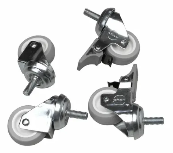 Equip kolečka pro racky ECO/Pro-Mount stříbrná / Kolečka / 19" / sada 4 ks (EZW-1)