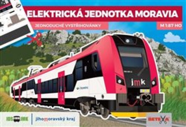 Elektrická jednotka MORAVIA - Jednoduchá vystřihovánka