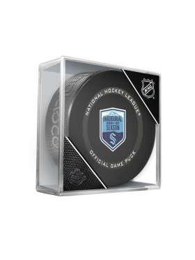 Inglasco / Sherwood Puk Seattle Kraken Official Game Puck 2021-2022 Inaugural Season