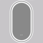CERANO - Koupelnové LED zrcadlo Ayvo - 40x80 CER-8050BD79948
